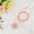 thumbnail image 5 of Unique Bargains 1 Pc Adjustable Choker Necklace Fashion Rose Delicate Floral Wristband for Women Pink, 5 of 6