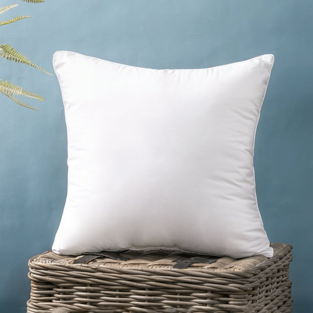 Phantoscope 100 Cotton Stuffer Square Decorative Throw Pillow Insert