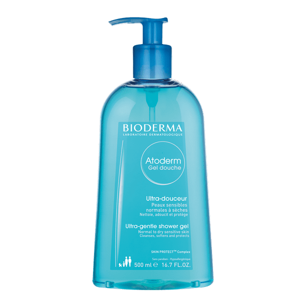 Bioderma Atoderm Shower Gel Moisturizing Body and Face Wash for