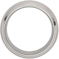 thumbnail image 2 of Stainless Steel Beveled Edge 10mm Brushed and Polished Band, Available in Multiple Sizes, 2 of 9