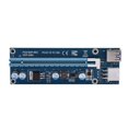 thumbnail image 1 of Adaptador Mini PCIE a PCI-E 16x Riser con cable de alimentación SATA, 1 of 9