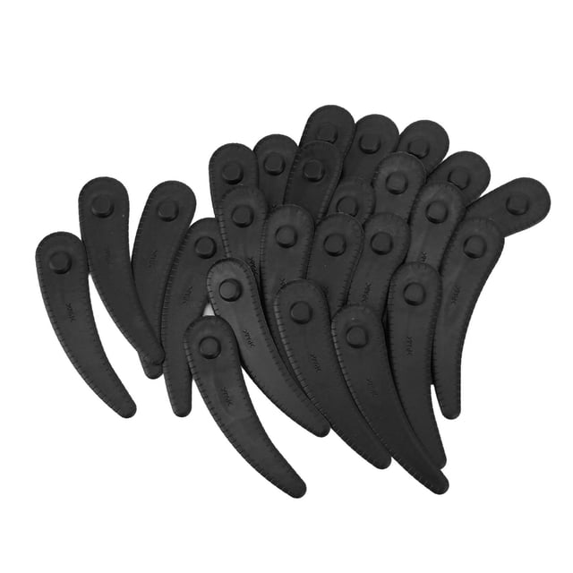 Lawn Mower Blades, 25PCS Lawnmower Trimmer Blades For Garden Black