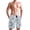 Blue Hand Drawn Flower, variant on Dailycode Men's Quick Dry Swim Trunks Beach Shorts Casual Summer Board Shorts with Pockets, Girls Face Graffiti