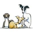 thumbnail image 2 of CafePress - Italian Greyhound Trio Throw Blanket - Soft Fleece Throw Blanket, 50"x60" for All Ages, 2 of 2