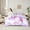 Light Purple Pink, variant on Erosebridal Chic Unicorn Bedding Sets Twin Size,Cartoon Rainbow Comforter Sets with Sheets,Multicolor Stars Bed in a Bag Twin Size For Girls,Breathable Room Decoration Reversible,7-Piece