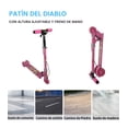 thumbnail image 3 of Scooter Patín Del Diablo Plegable The Baby Shop de 3 llantas y altura ajustable Rosa -, 3 of 7