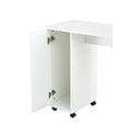 thumbnail image 6 of Jaodemo Computer Desk Collection Home Office Desk with 4 Storage Drawers and 1 Door Desk, White, 6 of 6