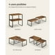 thumbnail image 5 of SONGMICS Estante para Especias, Juego de 2, Organizador de Armario, Especiero de Cocina Extensible, Negro y Marrón Rústico, 5 of 5