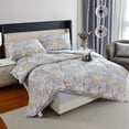 thumbnail image 7 of DBOZE 3 Piece Comforter Set All Season Bedding Sets with Soft Down Alternative Comforter with Shams case,Queen, 7 of 7