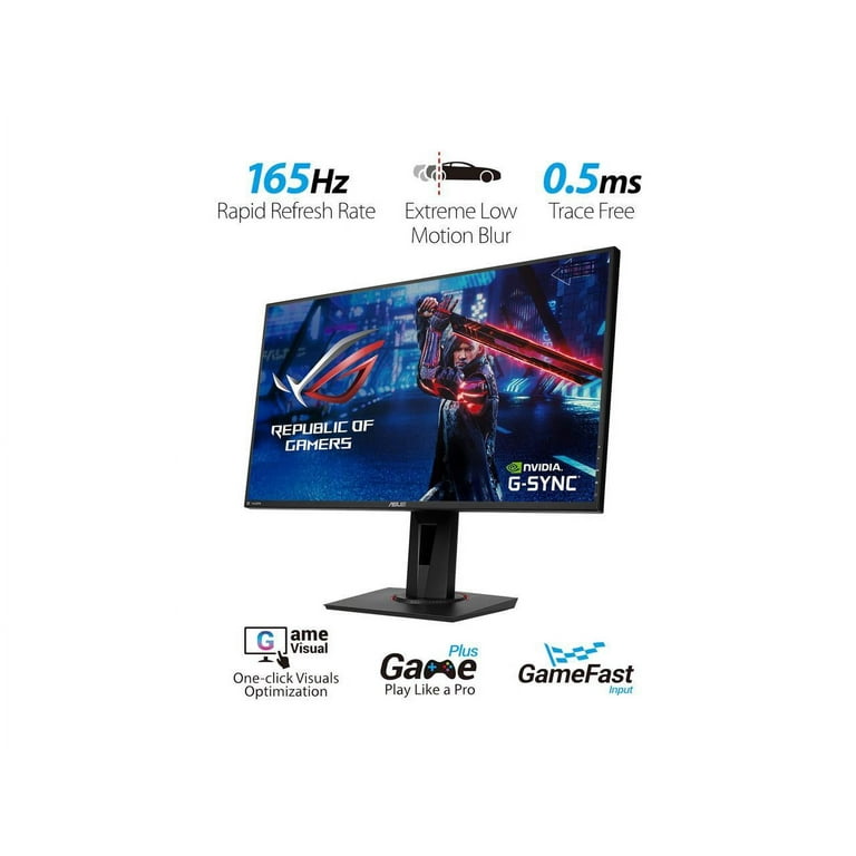 ASUS VG278QR 27” Gaming Monitor, 165Hz Full HD, 0.5ms, G-SYNC, Eye