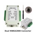 thumbnail image 2 of Convertidor NMEA2000 de doble canal N2K de 0 a 190 ohmios para hasta 18 sensores para embarcaciones y yates CX5003 blanco, 2 of 5