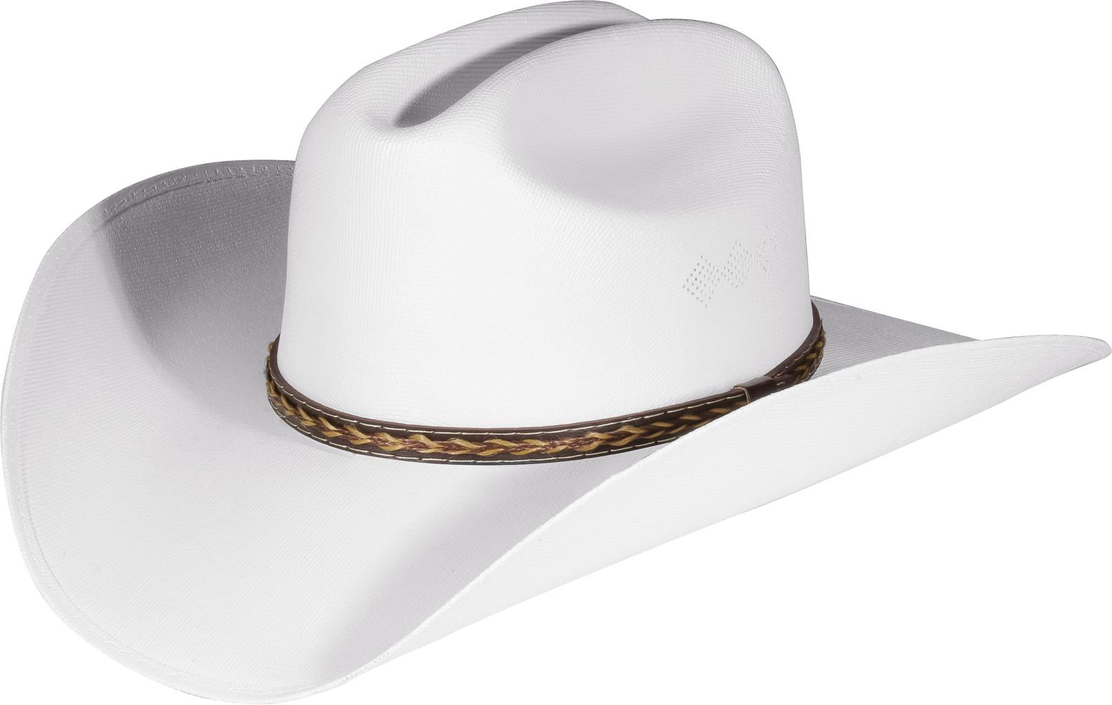 Enimay Western Cowboy & Cowgirl Hat Pinch Front Wide Brim Style