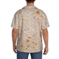 thumbnail image 5 of Xecao offers the Tortilla for Men's Casual Short-sleeved Shirt, a button-up collared shirt with a pocket, perfect for beach vacations and yacht travel in the XX-Large size., 5 of 7
