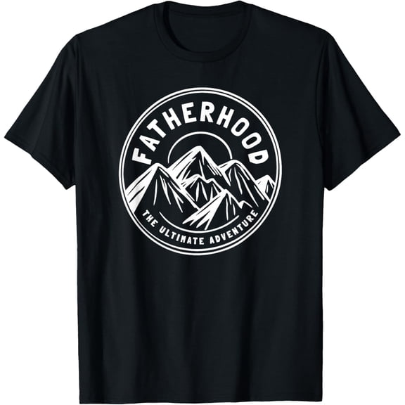 Fatherhood The Ultimate Adventure Funny Dad Father's Day Mens T-Shirt