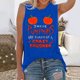 thumbnail image 2 of Camiseta sin mangas de Halloween para mujer, camiseta sin mangas con estampado gráfico divertido de playa de verano para adultos, blusa Fridja  gh1170, 2 of 6