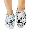 thumbnail image 4 of KEVCHE Halloween Pumpkin Slip-On Shoes for Women, Cute Spooky Lightweight Platform Casual Walking Loafers with Soft Cushioned Sole, Comfortable Flat Sneakers for Daily Wear and Fall Outings, 4 of 5