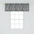 thumbnail image 2 of Ambesonne Surfboard Window Valance, Exotic Waters Fun, 54" X 18", Tan Teal Mauve, 2 of 3
