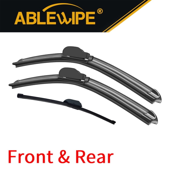 ABLEWIPE Front & Rear Windshield Wiper Blades Fit For Jaguar E-Pace 2018-2021, Set of 3, Front Wiper Blades and Rear Wiper, Y23C8P10S