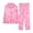 Pajama sets for women 2 piece-Pink#3, variant on Guieoi Womens Pajamas Plus Size Women Casual Loose Printed Button Trundown Collar Long Sleeved Cardigan Pants Pajama Sets Black S