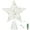 Silver, variant on Roylvan Christmas Star Tree Topper with Remote, 8 Light Modes & Timer, 9.84" Treetop Star Decorative Light, Gold