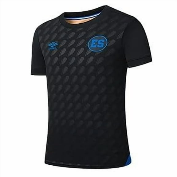 Umbro El Salavdor Youth 3rd Jersey 25/26 - Black (US, Alpha, Small, Regular, Black)