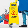 thumbnail image 2 of 2 Letreros de Precaución Piso Mojado Plegable MR Seguridad Señalamiento, 2 of 5