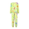 thumbnail image 5 of Halloween Family Pajamas Set Long Sleeve Crew Neck, Soft Matching Halloween Pajamas with Ghost Skull Print, Cool Family Halloween Pajama Set Sleepwear, 5 of 6