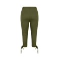 thumbnail image 5 of Pants for Women Pants for Women Stretch 3/4 Length Leggings Casual Athletic Running Workout Yoga Pants Womens Pants Kagetolytai Army Green L, 5 of 6