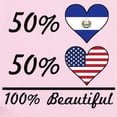 thumbnail image 2 of CafePress - 50% El Salvadorian 50% American 100% Beautiful Bod - Baby Light Bodysuit, Size Newborn - 24 Months, 2 of 4