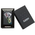 thumbnail image 2 of Zippo Dead Mans Hand Design Black Matte Pocket Lighter, 2 of 8