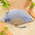 thumbnail image 4 of Stylish Folding Hand Fans Foldable Line Dancing Popping Hand Fan & Clap Fans Craft Boots On The Ground Hand Fan Birthday Chart for Classroom Elephant Table Decorations for Party Banners Paper Garden, 4 of 4