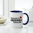 thumbnail image 6 of CafePress - Somebody In Arizona Loves Me Mug - 11 oz Ceramic Mug - Novelty Coffee Tea Cup, 6 of 6