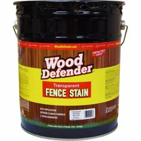 Standard Paints 809504-5 Fence Stain, Oxford Brown - 5