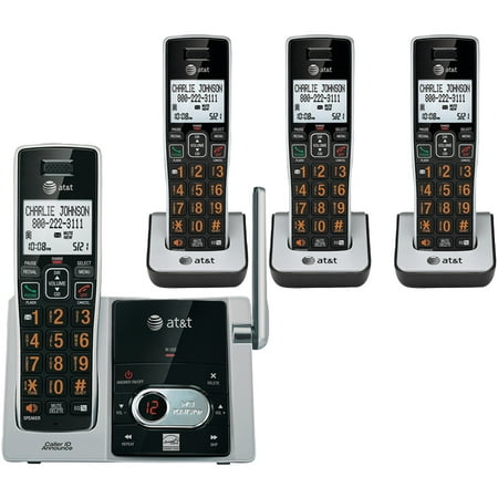 - AT&T ATTCL82413 Cordless Answering System With Caller ID/Call Waiting (4-Handset System)