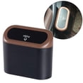thumbnail image 2 of Miulika Car Trash Can with Lid, Trash Container Portable Pocket Garbage Bin for Lorry Coffee, 2 of 9