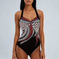 thumbnail image 1 of Bikini Mujer Traje de Baño Traje de Baño Sexy Sin Espalda Para Mujer, Traje de Baño de Verano Para Playa, Conjunto de Bikini Con Estampado Floral Para Fiesta En La Piscina 1711, 1 of 3