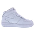 thumbnail image 2 of Nike Force 1 Mid Le PS Girls Shoes Size 3, Color: White/White, 2 of 5