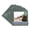 Granite Gray, variant on Harbor Gray Picture Frame Mat for 14x14 Frames - Fits 12x12 Photos - 1 Mat