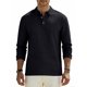 thumbnail image 5 of Ceisia Men's Breathable Linen Blend Long Sleeve Polo Shirts, Relaxed Fit Casual Collared Shirts for Daily Wear Gifts, 5 of 9
