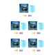 thumbnail image 3 of Riwesomey 1 par de películas para retrovisor automotriz, portátiles, transparentes, HD, profesionales, a prueba de lluvia, para espejo retrovisor de Type2 NO2 Riwesomey CBP449037, 3 of 4