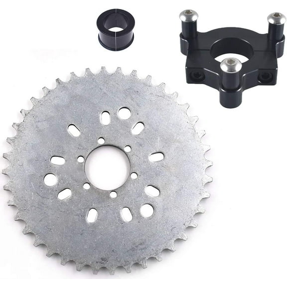 JRL 1" 25mm / 1.5" 38mm CNC Adapter 40T Sprocket Fits 80cc Motorized Bicycle