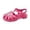Hot Pink, variant on Gyujnb Girls Heart Glitter Jelly Sandals, Soft Sole Closed Toe Footwear for Toddler and Little Girls (Toddler/Little Girls),3.5-4 Years