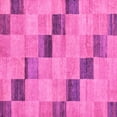 thumbnail image 1 of Ahgly Company Indoor Square Checkered Pink Modern Area Rugs, 8' Square, 1 of 4