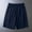 Navy, variant on Athletic Quick Dry Shorts for Women Workout Wide Leg Shorts Gym Drawstring Shorts Ice Silk Shorts with Zipper Pockets
