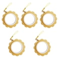 thumbnail image 2 of KLKCMS 5 Pieces Mini Embroidery Hoop DIY Pendant Crafts for Needlework Handy Sewing Yellow, 2 of 9