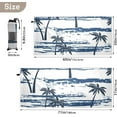 thumbnail image 3 of Hawaiian Palm Trees Beach Towel Fast Drying Camping Towels Sand Free Beach Blanket Soft Absorbent Travel Sport Towel for Gym Bath Shower Swimming 30" x 60" Washcloth Gift, 3 of 7