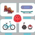 thumbnail image 4 of Casco para niños LINLIN, casco para patineta BMX, casco para bicicleta, scooter, casco de seguridad para patineta, patinaje sobre ruedas, tallas para adultos y niños, 4 of 8