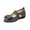 Gray, variant on Women's Mary Jane Flats Bow Pearl Rhinestone Floral Dress Shoes Adjustable Strap Low Wedge Comfort Walking Shoes Ballet Flats Casual Wedding Party Ballerina Flat 9 Wide Gray