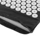 thumbnail image 3 of Juego de esterilla y almohada de acupresión para meditación, yoga y masaje. Cojín masajeador. negro01, 3 of 9