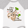 thumbnail image 4 of Inktastic Hanging with My Grandma Boys or Girls Baby Bodysuit, 4 of 5